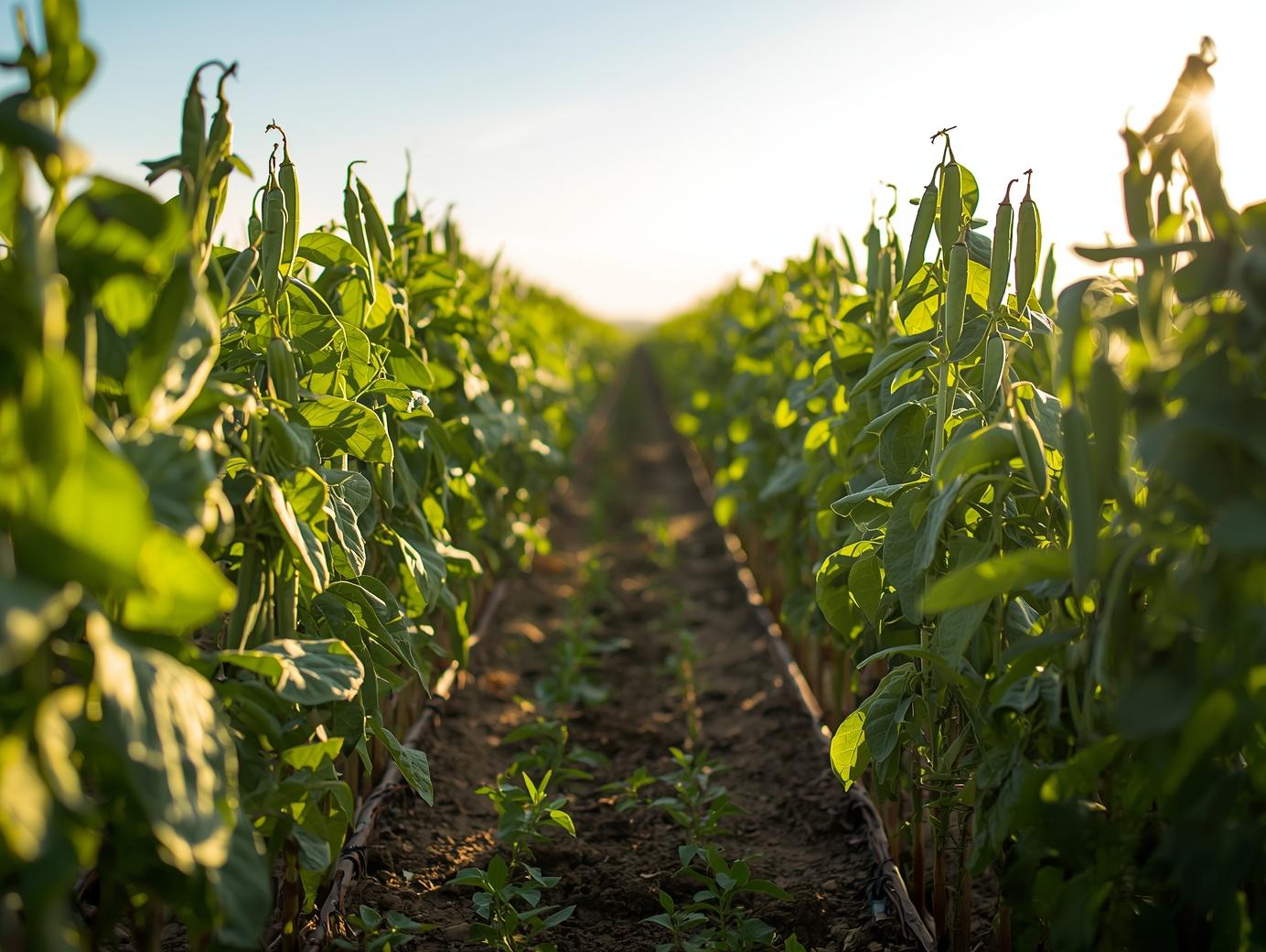 Pea Farming and Harvesting